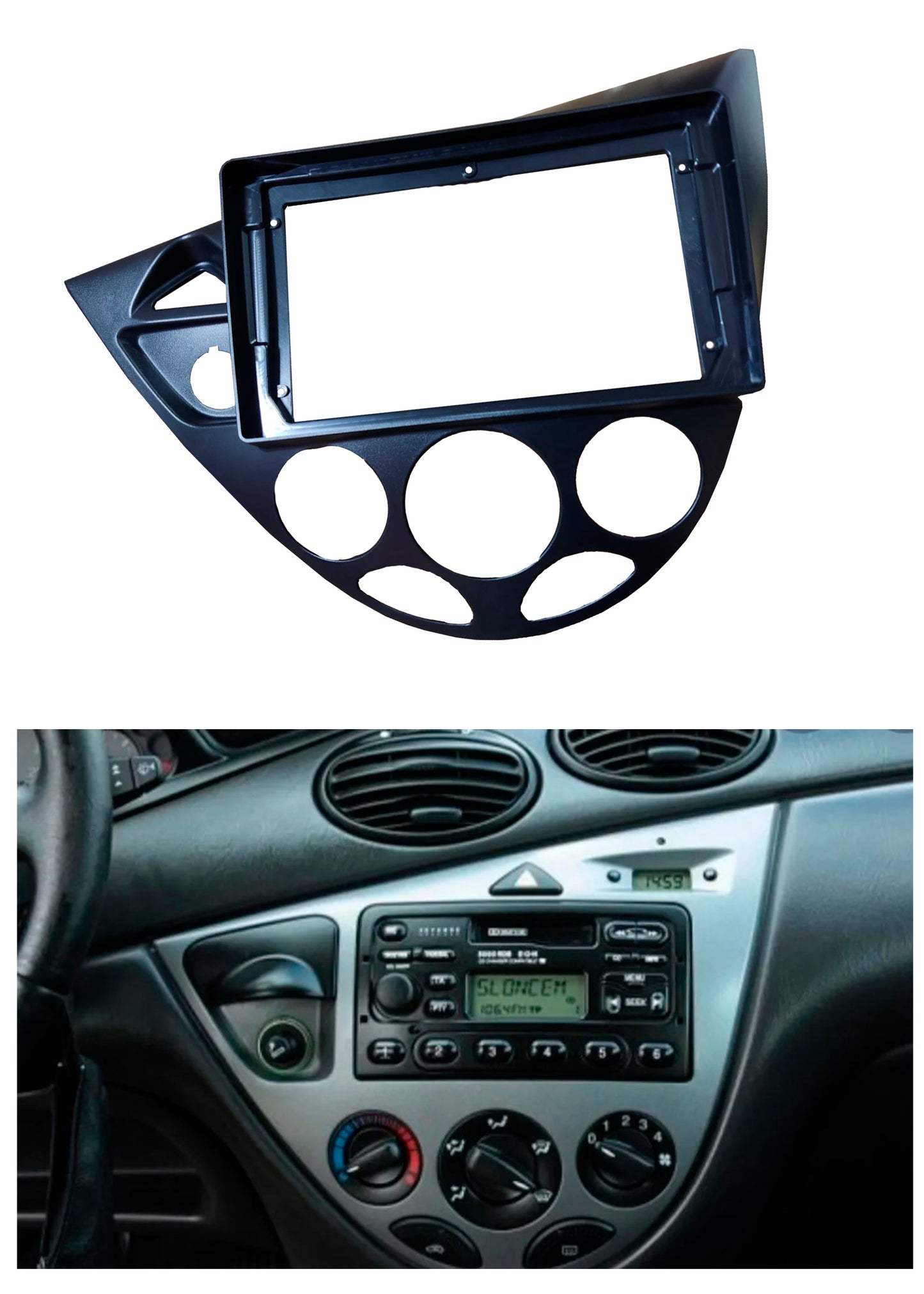 Bisel Adaptador Radio 9 Pulgadas Compatible Ford Focus