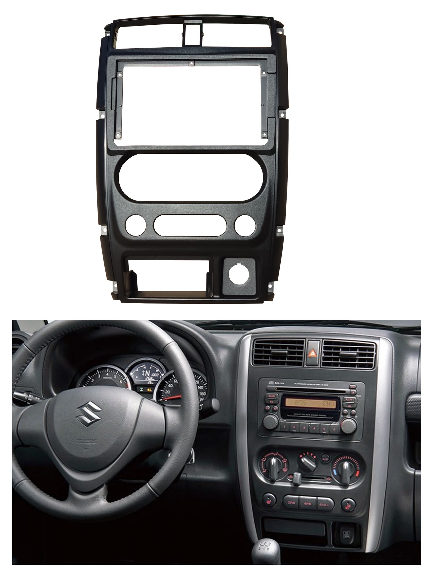 Bisel Adaptador Radio 9 Pulgadas Compatible Suzuki Jimny año 2007/2016
