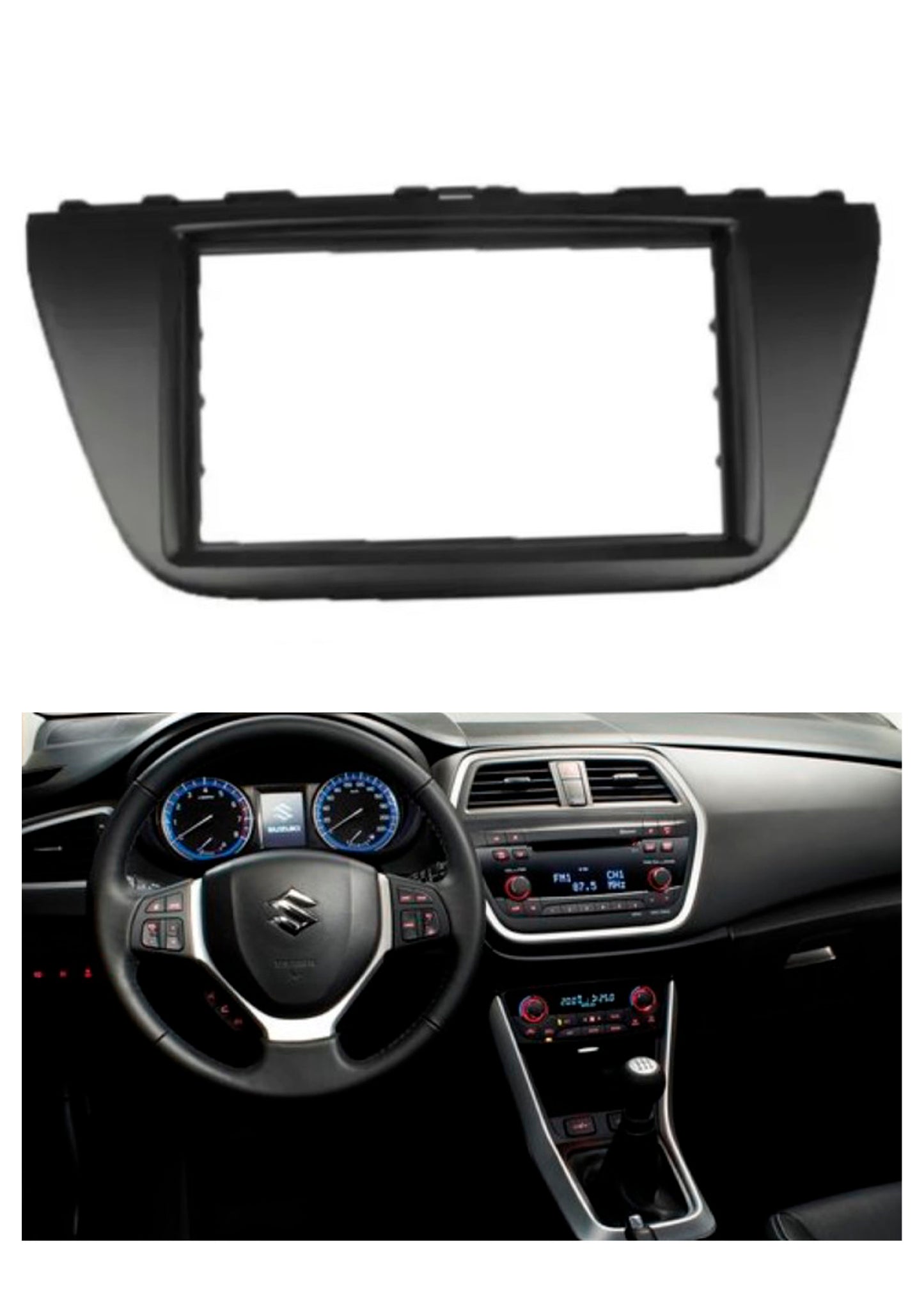 Bisel Adaptador Radio 7 Pulgadas Compatible Suzuki Sx4 año 2014 up