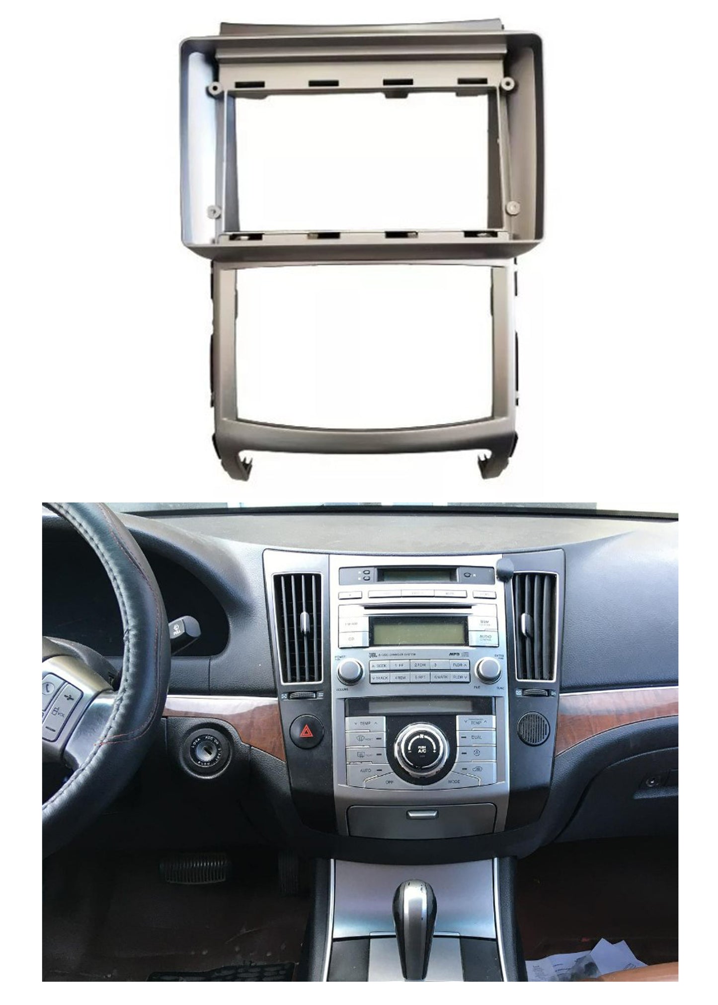 Bisel Adaptador Radio 9 Pulgadas Compatible Hyundai Veracruz
