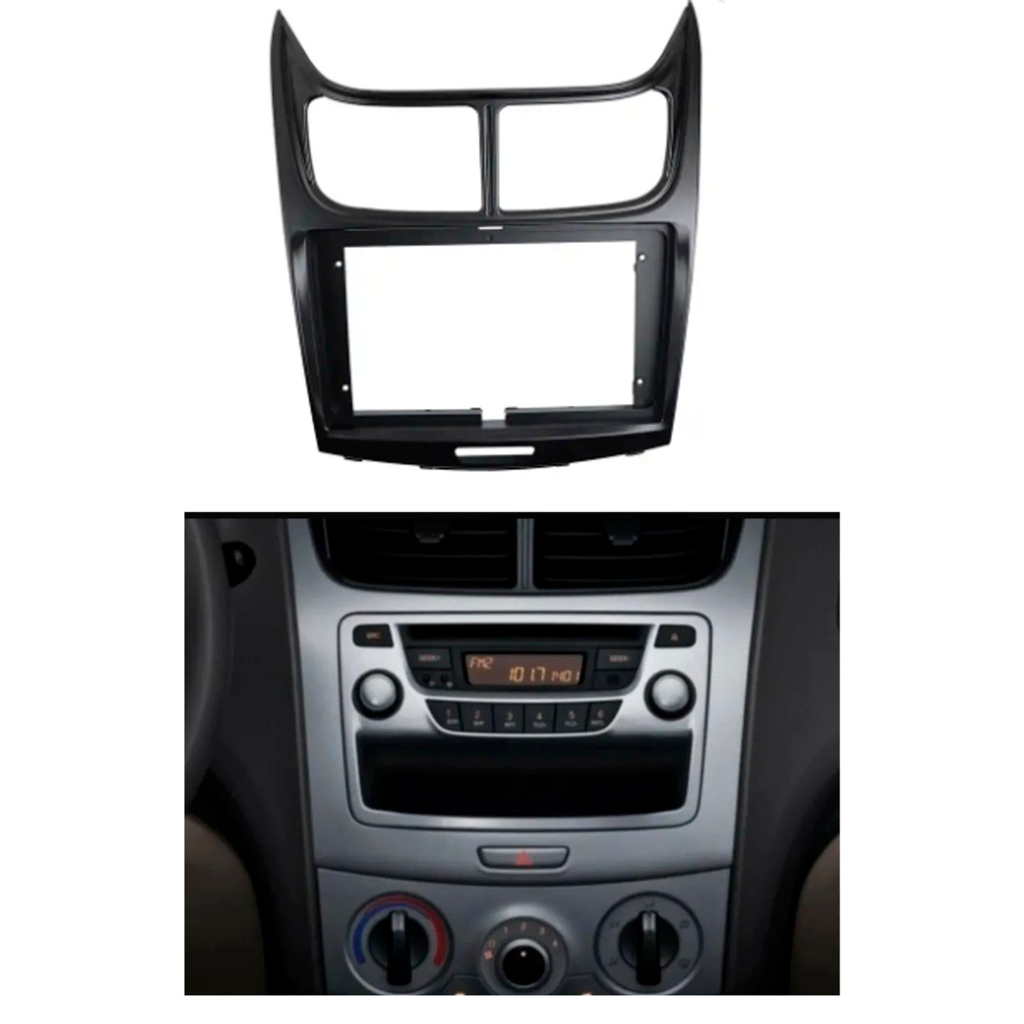 Bisel Adaptador Radio 9 Pulgadas Compatible Chevrolet Sail Classic