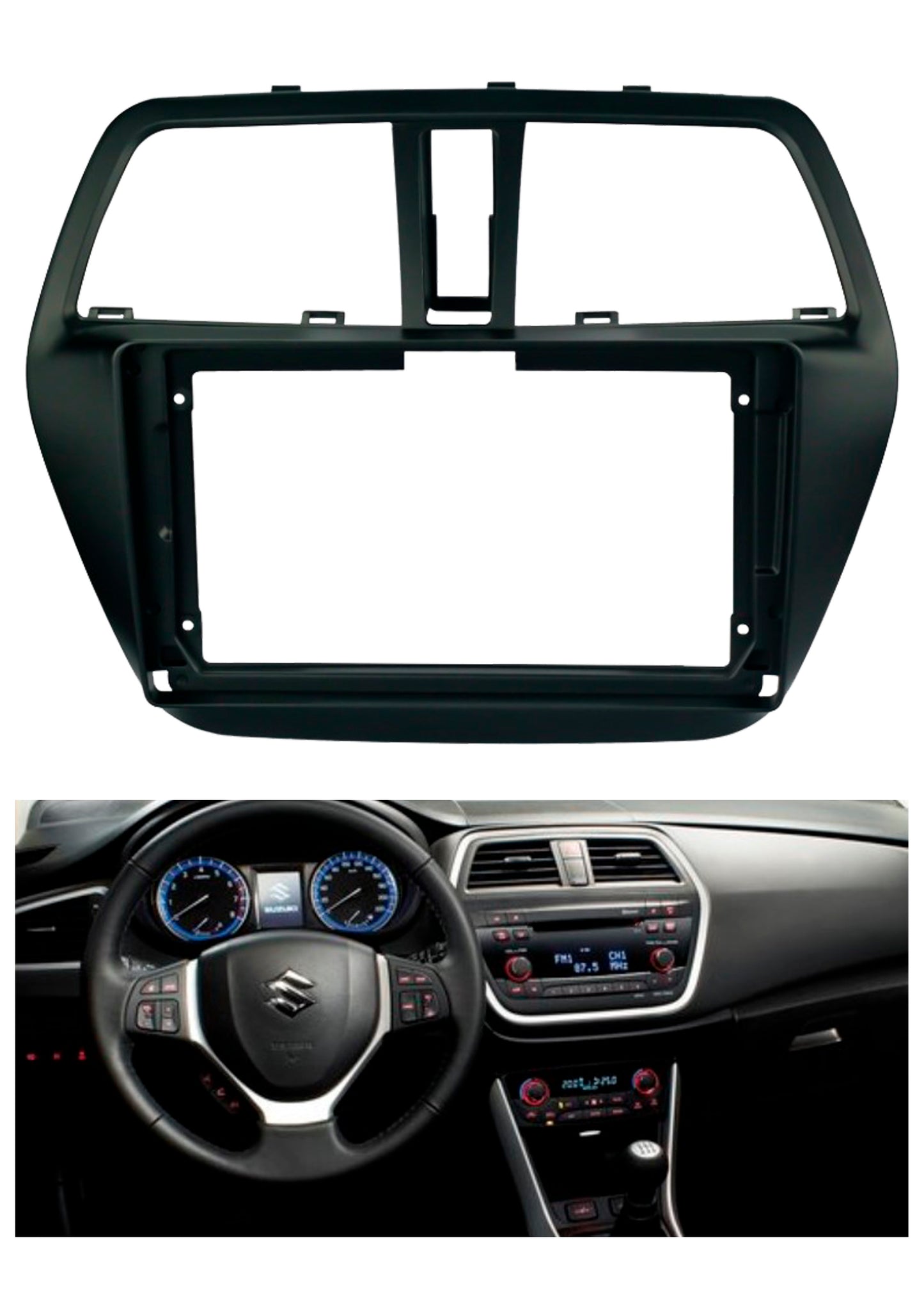Bisel Adaptador Radio 9 Pulgadas Compatible Suzuki Sx4 año 2014 up