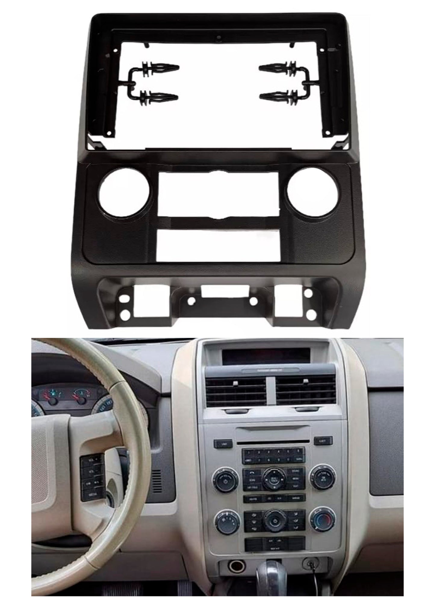 Bisel Adaptador Radio 9 Pulgadas Compatible Ford Escape año 2009/2012