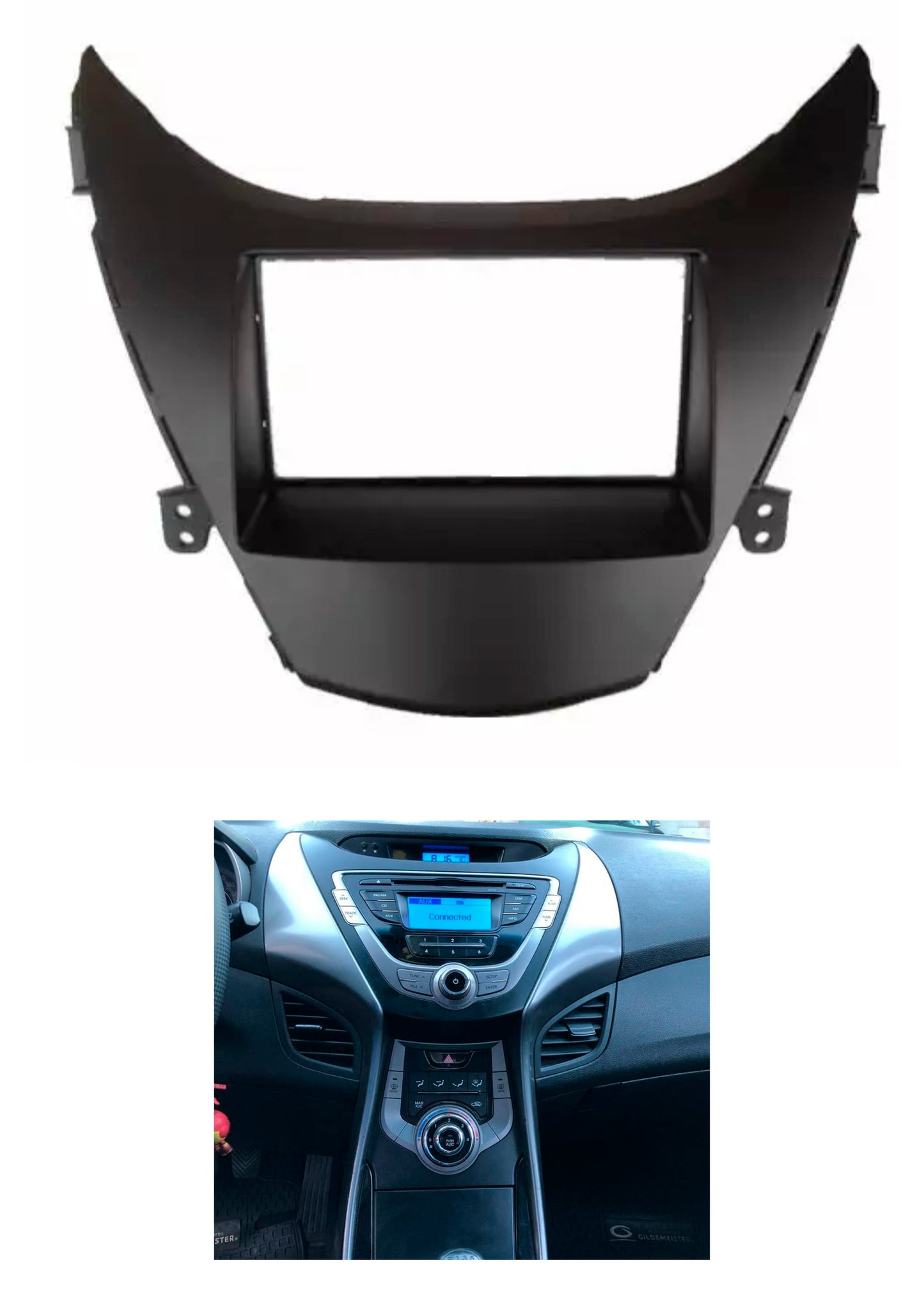 Bisel Adaptador Radio 7 Pulgadas Compatible Hyundai Elantra año 2014 (up)