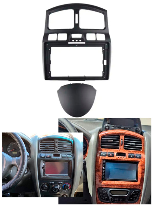 Bisel Adaptador Radio 9 Pulgadas Compatible Hyundai Santa Fe