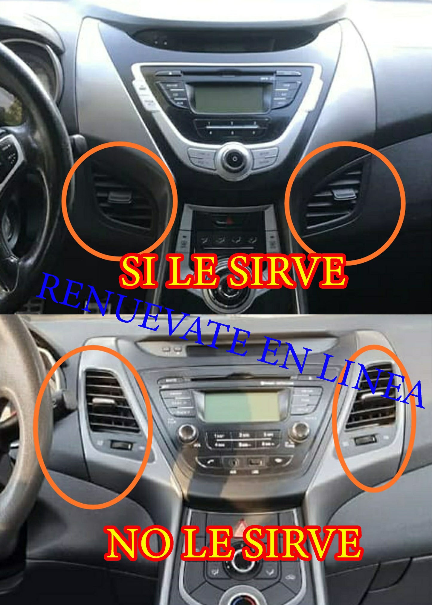 Bisel Adaptador Radio 7 Pulgadas Compatible Hyundai Elantra año 2014 (up)