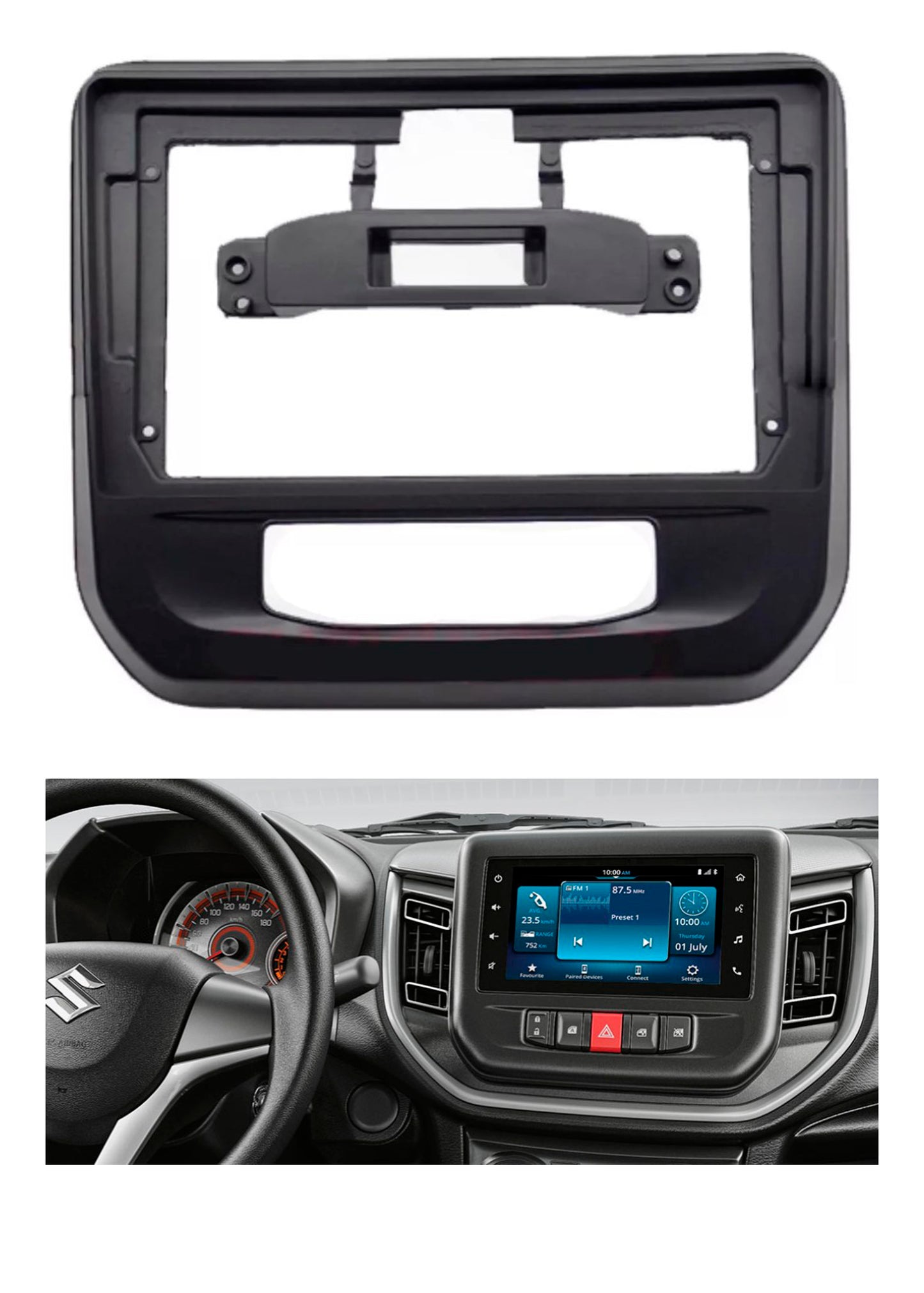 Bisel Adaptador Radio 9 Pulgadas Compatible Suzuki Celerio año 2022