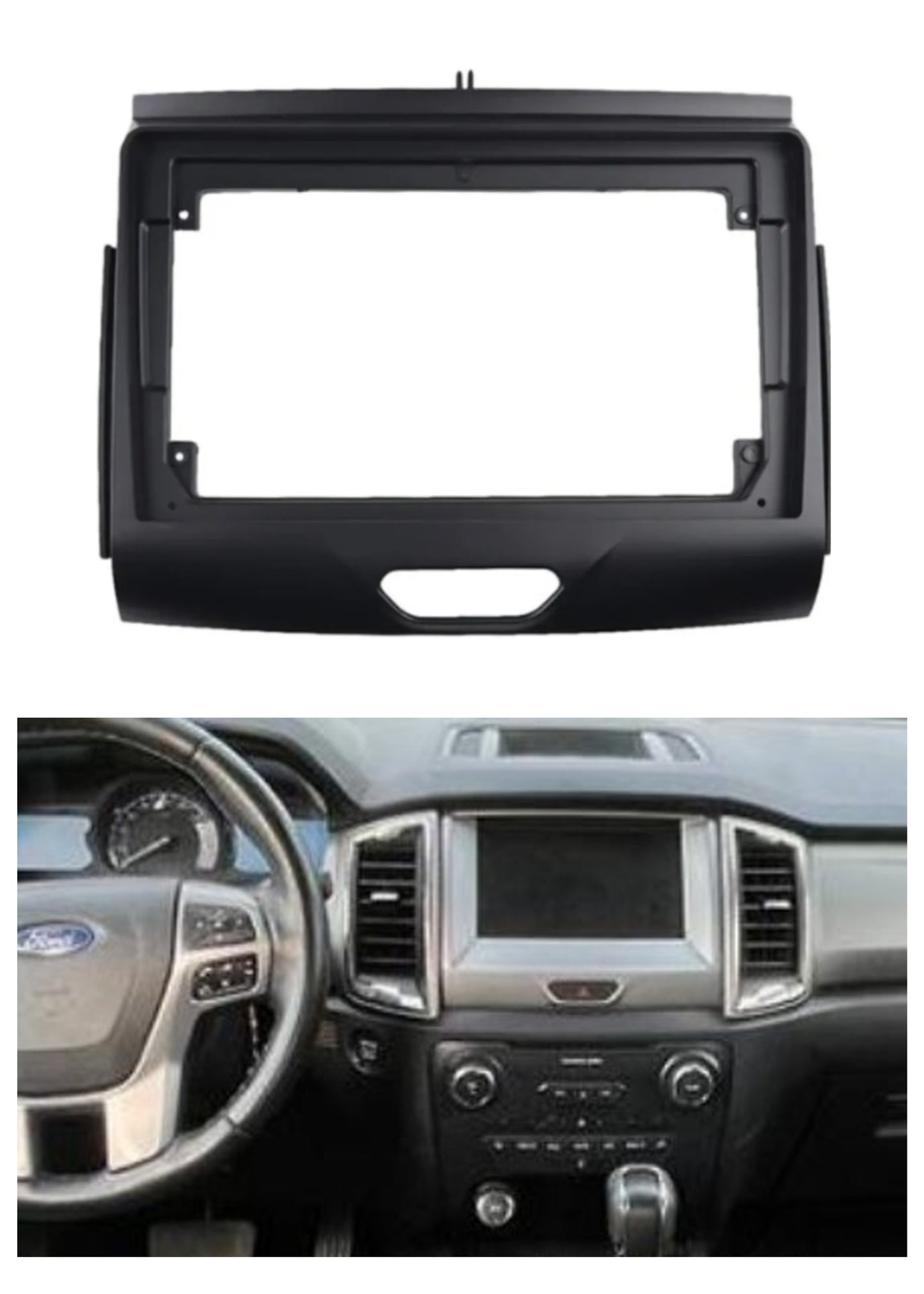 Bisel Adaptador Radio 9 Pulgadas Compatible Ford Ranger Xlt año 2015 up