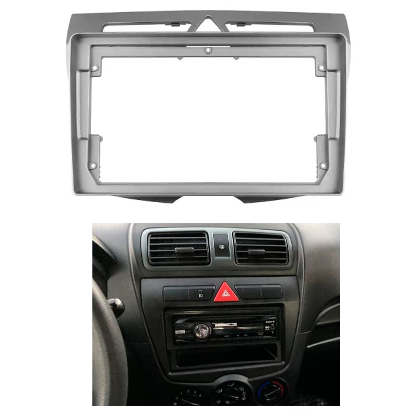 Bisel Adaptador Radio 9 Pulgadas Compatible Kia Morning año 2008/2010