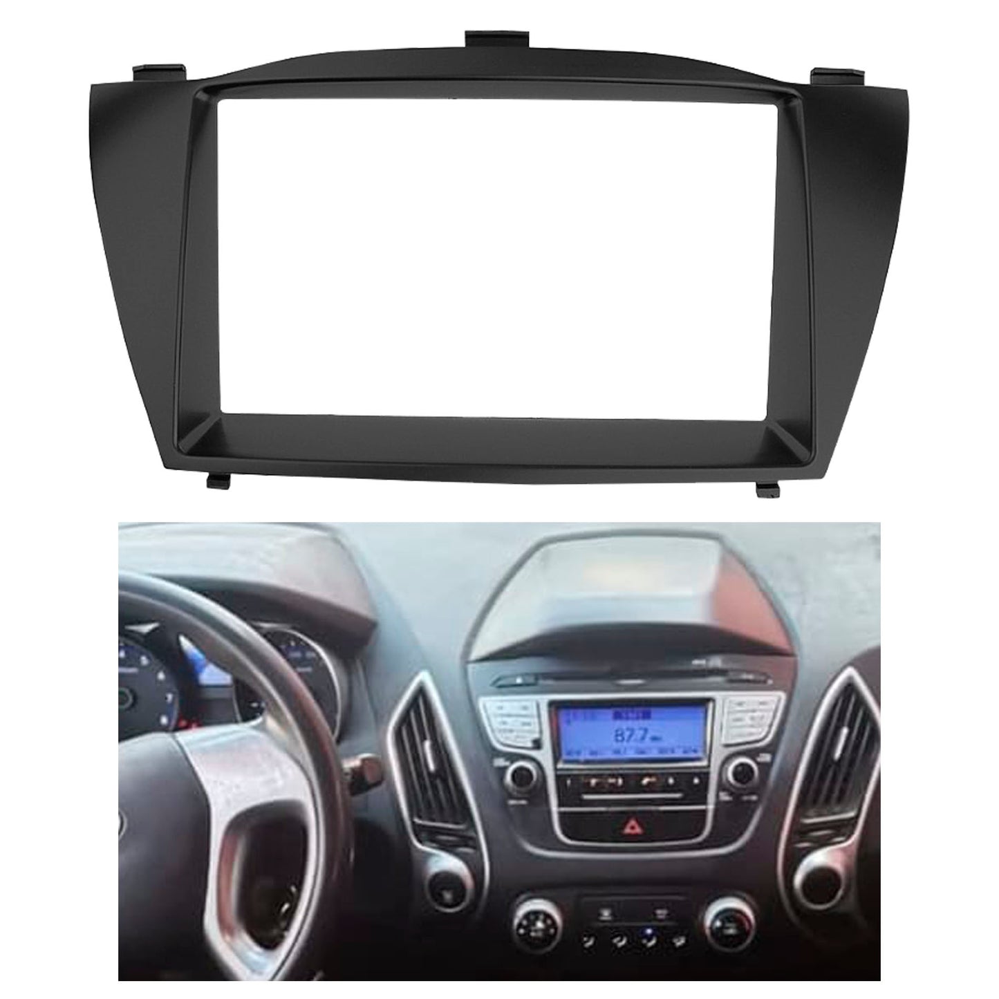 Bisel Adaptador Radio 7 Pulgadas Compatible Hyundai Tucson año 2012