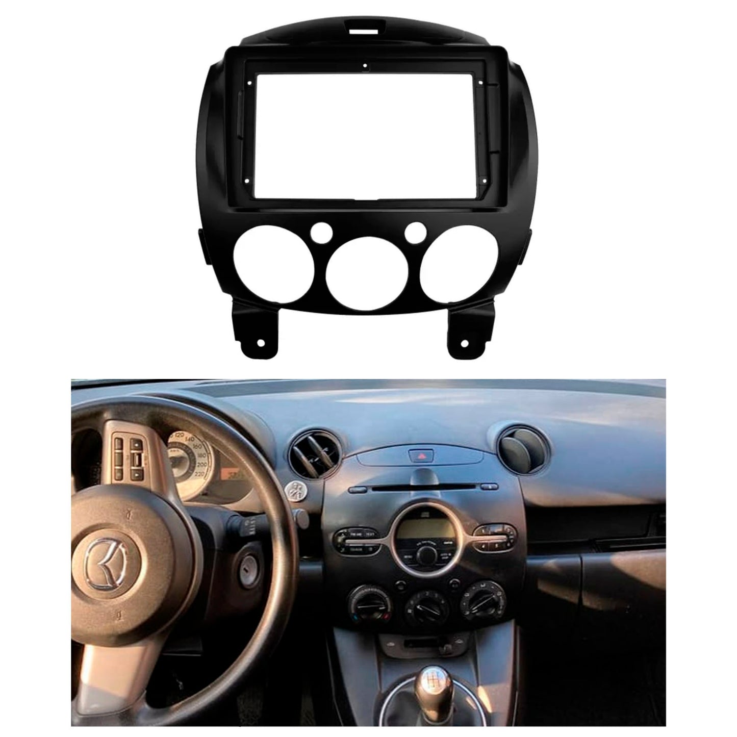 Bisel Adaptador Radio 9 Pulgadas Compatible Mazda 2